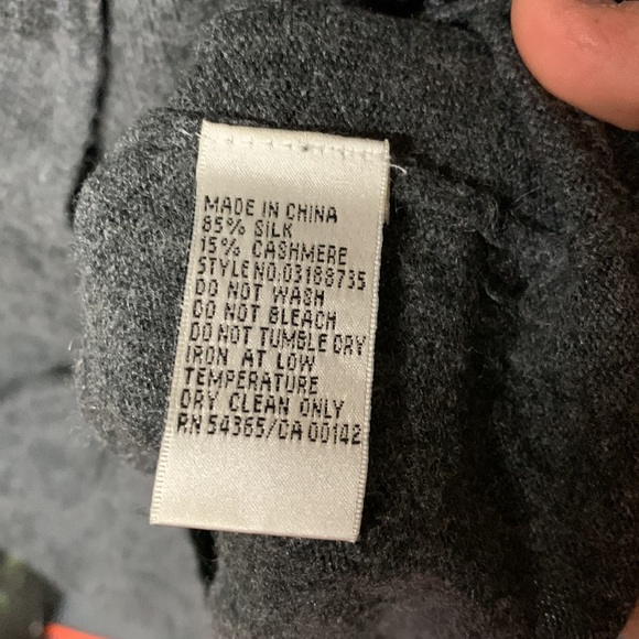 Cashmere & Silk Grey Sweater - Picture 2 of 2